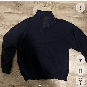 Brandy Melville Dark Blue Crew Neck Sweater